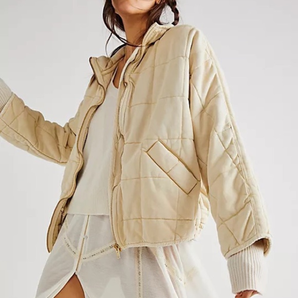*NWT* XL free people Dolman jacket in Vanilla Crème